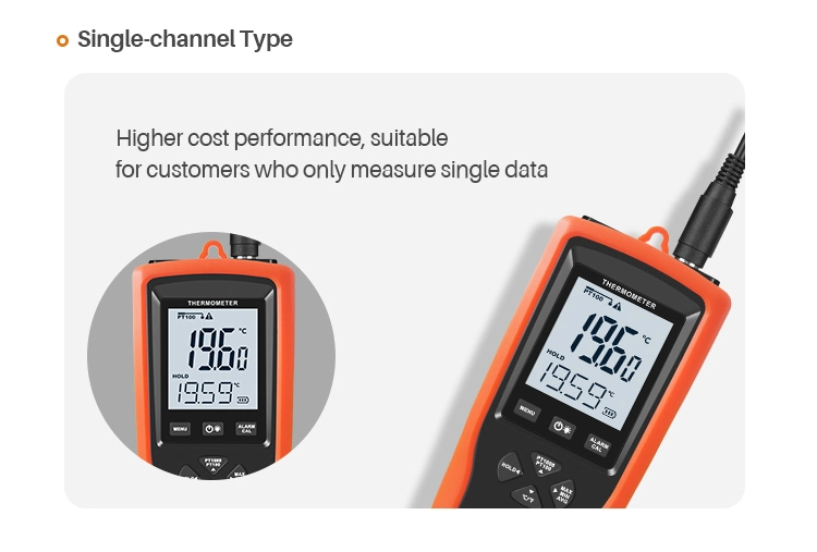 Industrial Digital Thermometer PT100 and PT1000 Temperature Calibrator