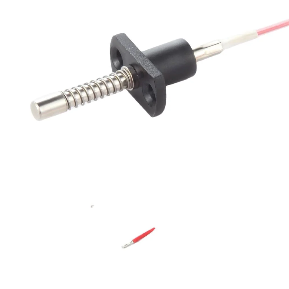 Platinum Use Spring Type PT100 PT1000 Class a B Rtd Temperature Sensor for Battery Cell