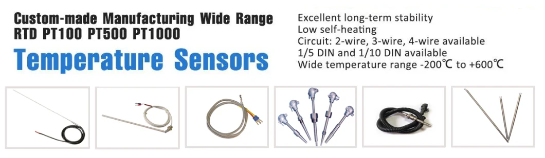 OEM ODM Superfine Special Rtd PT100 Temperature Sensor Thermometer Temperature Controller