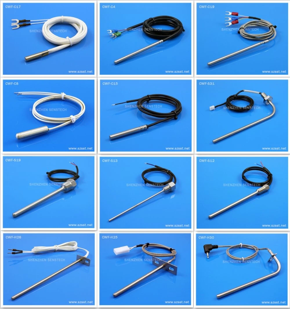 2-Wire PT100 Rtd Sensor Temperature Probe 1/2&quot;NPT 20mm 30mm