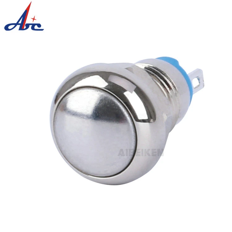 Mini Push Button Switch Momentary 8mm Domed Head 1no with 2pin Terminals Mini Push Button Switch Waterproof IP65