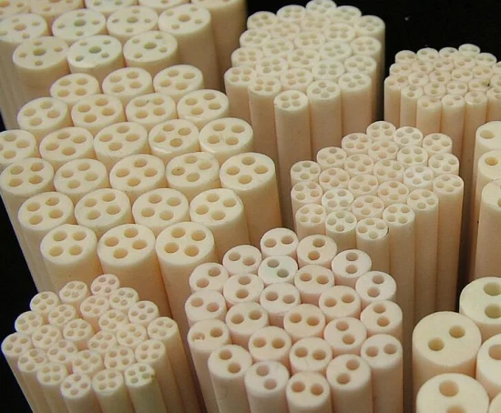 99% Al2O3 Alumina Ceramic Thermocouple Protection Tube Refractory Ceramic Tube