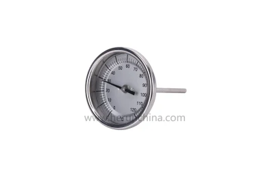 All Stainless Steel Industrial Analog Dial Thermometer with Back Mounting